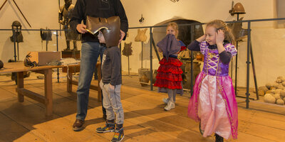 Kinderen in Kasteel Ammersoyen
