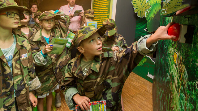 Kinderen in het Mariniersmuseum